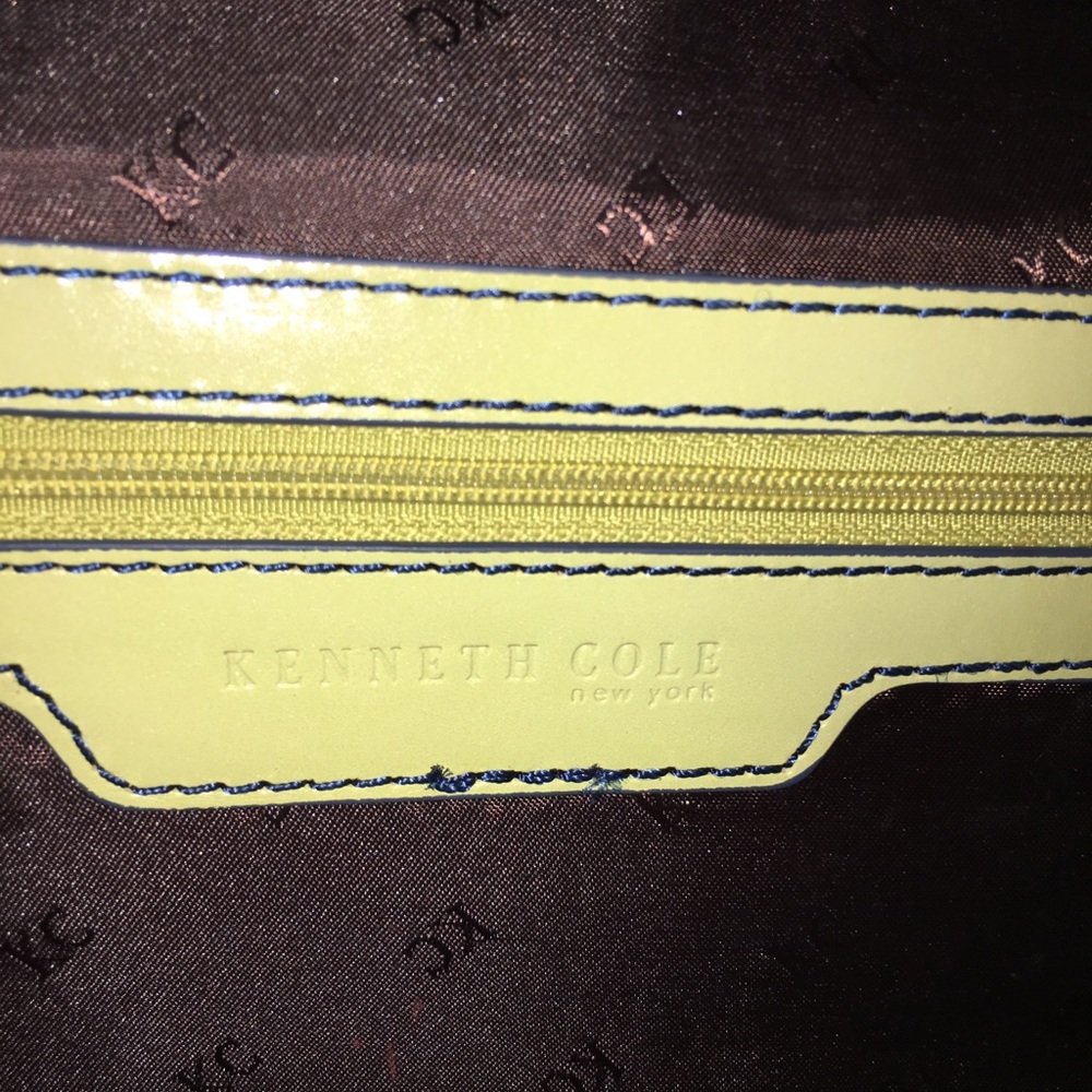 Vintage 80s Kenneth Cole New York Leather Clutch - Picture 8 of 8